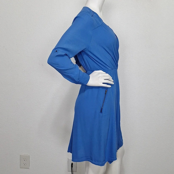 Maeve Anthropologie Lene Crepe Faux Wrap Dress Size XS - Picture 7 of 11